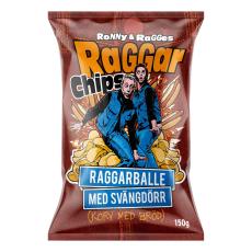 Raggarchips Raggarballe med Svängdörr 150g – Coopers Candy