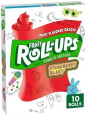 Fruit Roll-Ups Strawberry Blast 141g – Coopers Candy