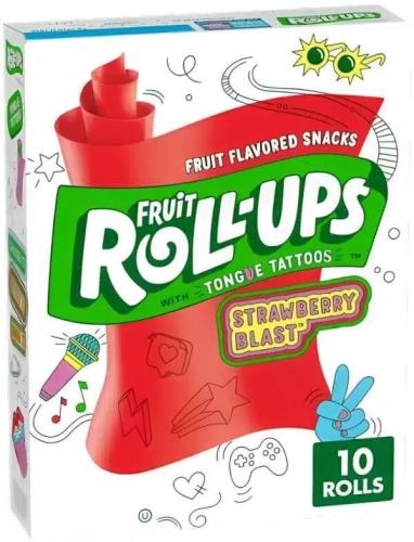 Fruit Roll-Ups Strawberry Blast 141g – Coopers Candy