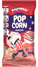 Boomza Mikropopcorn Bacon 100g – Coopers Candy