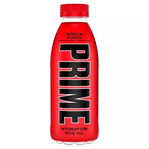 PRIME Hydration - Tropical Punch 500ml (BF: 2024-08-28) – Coopers Candy