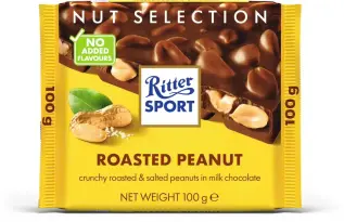 Ritter Sport Roasted Peanut 100g &ndash; Coopers Candy
