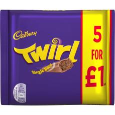 Cadbury Twirl 5-pack 107g – Coopers Candy