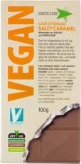 Green Star Vegan Ljus Choklad Salty Caramel 100g – Coopers Candy