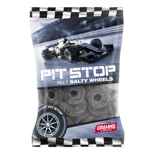 Pit Stop Salty Wheels 100g – Coopers Candy