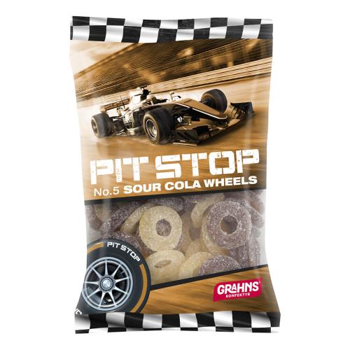 Pit Stop Sour Cola Wheels 100g – Coopers Candy
