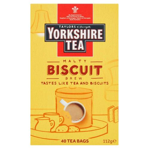 Yorkshire Tea Biscuit Brew Tea Bags 40st – Coopers Candy