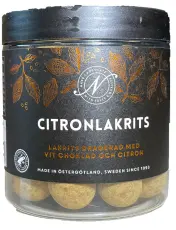 Narr Choklad Citronlakrits 150g(BF:2025-08-04) – Coopers Candy