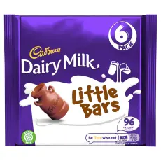 Cadbury Dairy Milk Little Bars 6-pack 108g &ndash; Coopers Candy