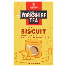 Yorkshire Tea Biscuit Brew Tea Bags 40st – Coopers Candy