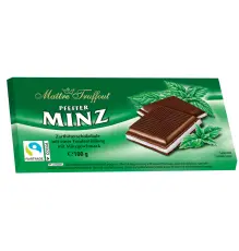 Maitre Truffout M&ouml;rk Choklad m. Pepparmintkr&auml;m 100g &ndash; Coopers Candy