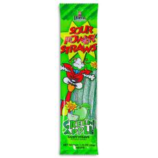 Dorval Sour Power Straws - Green Apple 50g – Coopers Candy
