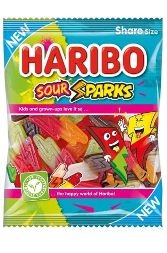 Haribo Sour Sparks 140g – Coopers Candy