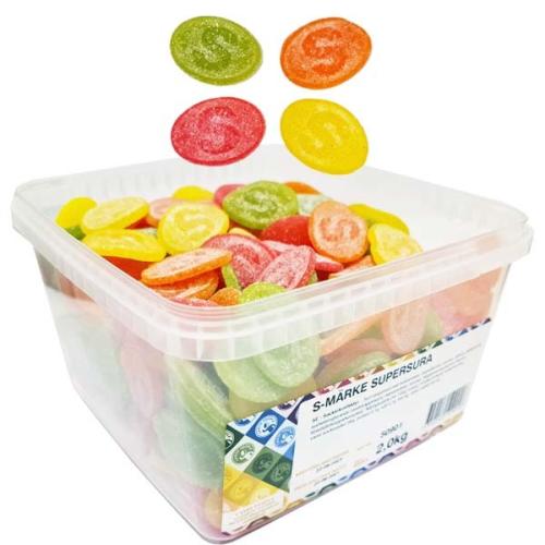 S-Märke Supersura 2kg – Coopers Candy