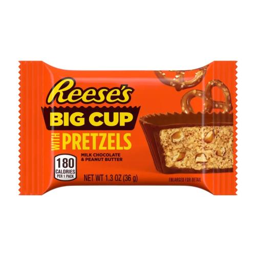 Reeses Big Cup With Pretzels 36g – Coopers Candy