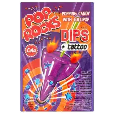 Pop Rocks Dips + Tattoo - Cola 18g &ndash; Coopers Candy