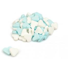 Fortuin Mini Peppermint Hjärtan Blå & Vit 1kg – Coopers Candy