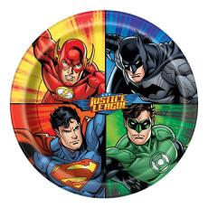 Papperstallrikar Justice League 8-pack – Coopers Candy