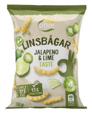 Oho! Linsbågar Jalapeno & Lime 100g – Coopers Candy