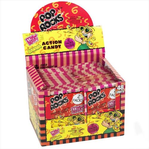 Pop Rocks Strawberry Banana 2-Pack 6g – Coopers Candy
