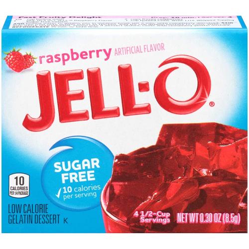 Jello Sugar Free Raspberry 8.5g – Coopers Candy