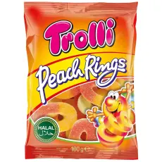 Trolli Persikoringar 100g &ndash; Coopers Candy