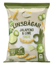 Oho! Linsbågar Jalapeno & Lime 100g – Coopers Candy