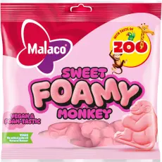 Malaco ZOO Foamy Monkey 115g &ndash; Coopers Candy