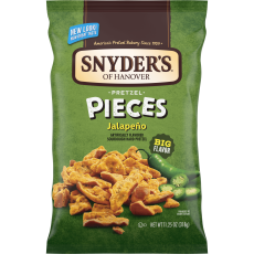 Snyders Pretzel Pieces Jalapeno 110g – Coopers Candy