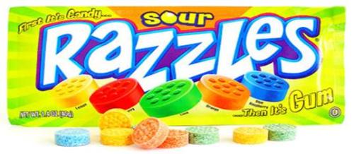 Razzles Sour 40g – Coopers Candy