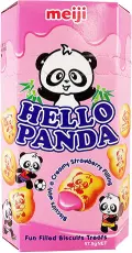 Meiji Hello Panda Creamy Strawberry Filling 50g – Coopers Candy