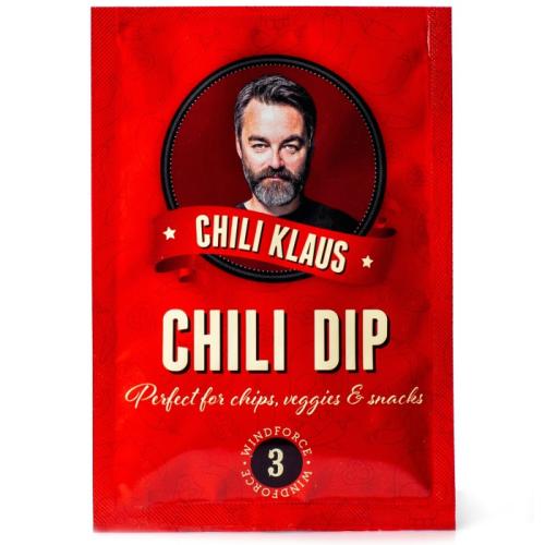 Chili Klaus Chili Dip Vindstyrke 3 12g – Coopers Candy