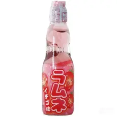 Ramune Strawberry Soda 200ml &ndash; Coopers Candy