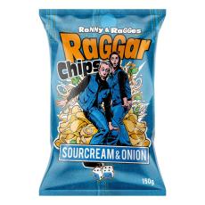 Raggarchips Sourcream & Onion 150g – Coopers Candy