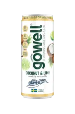 Gowell Coconut & Lime 33cl &ndash; Coopers Candy