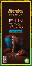 Marabou Premium Pekan & Havssalt 70% 100g &ndash; Coopers Candy