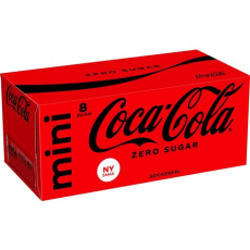 Coca-Cola Zero Mini Burk 15cl 8-Pack – Coopers Candy