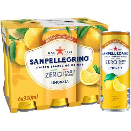 San Pellegrino Limonata Zero 33cl x 6st – Coopers Candy