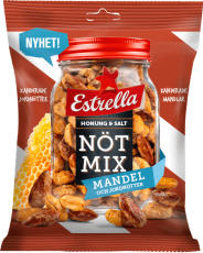 Estrella Nötmix Mandel, Honung & Salt 175g – Coopers Candy