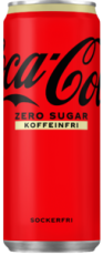 Coca-Cola Zero Koffeinfri 33cl – Coopers Candy