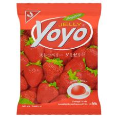 Yoyo Jelly Strawberry 80g – Coopers Candy