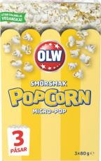 OLW Micropop Smörsmak 240g – Coopers Candy