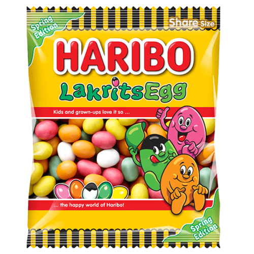 Haribo Lakritsägg 120g – Coopers Candy