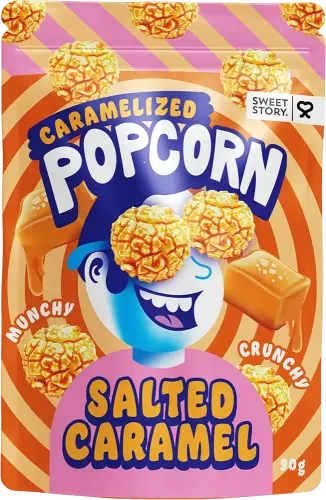 Sweet Story Caramelized Popcorn - Salted Caramel 90g – Coopers Candy