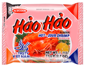 Hao Hao Instant Noodles Shrimp Hot & Sour 75g – Coopers Candy