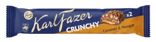 Karl Fazer Crunchy Caramel & Nougat 55g &ndash; Coopers Candy