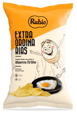 Rubio Fried Egg Potatischips 115g – Coopers Candy
