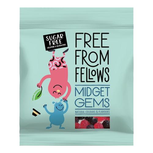 Free From Fellows Midget Gems 100g – Coopers Candy