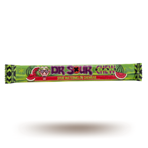 Dr Sour Watermelon Chew Bar 50g – Coopers Candy