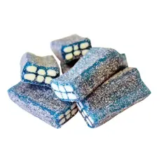 Sockrad Tegelsten Bl&aring;b&auml;r 1kg &ndash; Coopers Candy